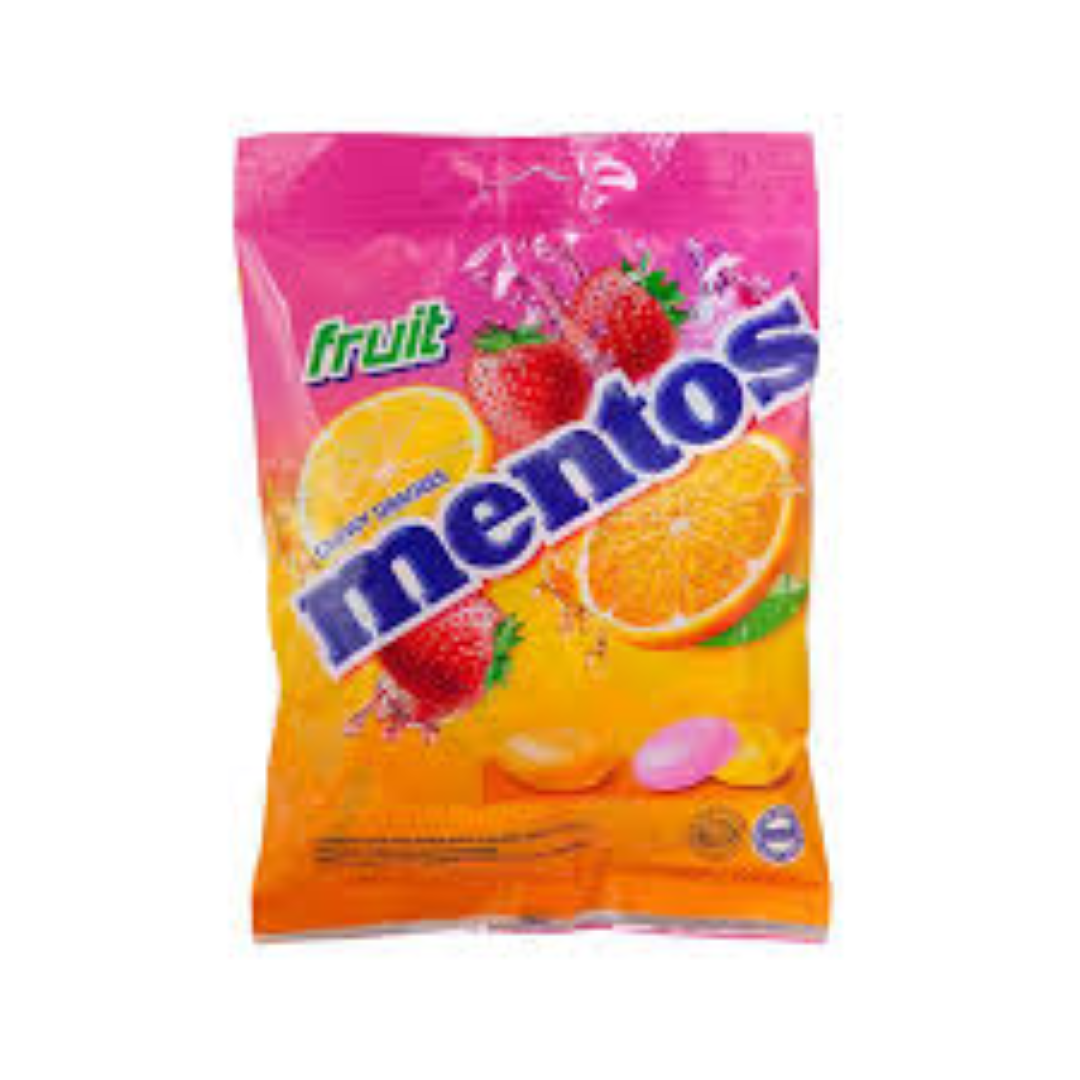 MENTOS CANDY BAG FRUIT 135G